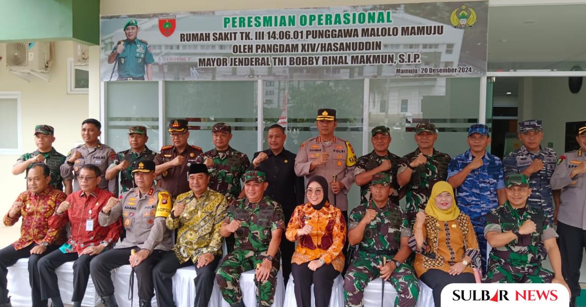 Pangdam XIV Hasanuddin Resmikan Rumah Sakit Operasional TK III Punggawa